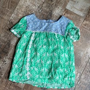 Mini Boden girls top EUC